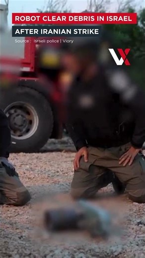 Precision Extraction ! Robot Clears Drone Wreckage Stuck in Tree in Kiryat Shmona | VERTEX