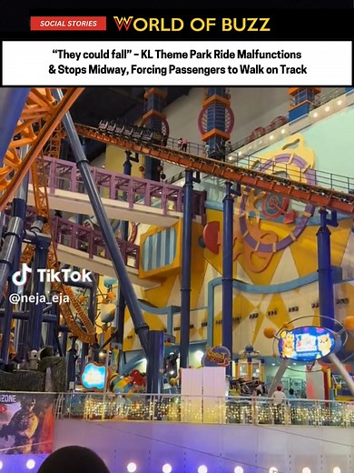From thrilling to chilling! We're glad everyone's safe 🎢 🎥 @neja_eja #wob #wobnews #worldofbuzz #rollercoaster #malfunction #caughtoncamera #timesquare #tiktokmalaysia🇲🇾 #fypシ゚ #fyp #fypシ゚viral #foryou #foryoupage