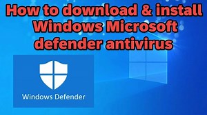 How to download and install Microsoft defender antivirus
