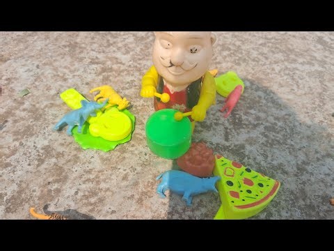 देखो baccho janwar burger 🍔 pizza kha Raha हैं bahut Sare Janwar Milkar Kaise Kha Raha Hai Dekho