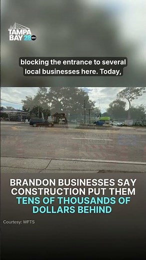 Businesses say construction put them tens of thousands of dollars behind