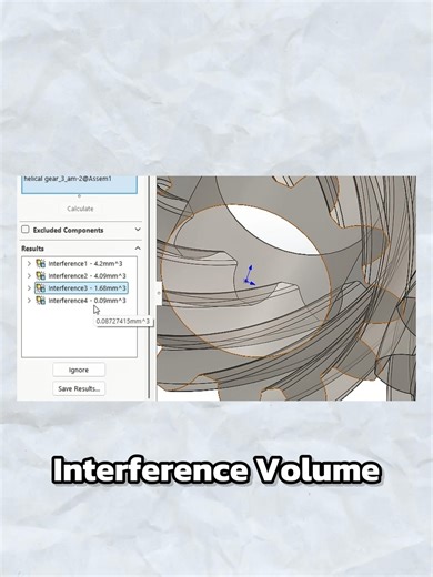 “ประกอบจริงไม่ได้…เพราะลืมเช็กชิ้นงานชนกัน ❌ Interference Detection ใน SOLIDWORKS เห็นจุดชนทันที ก่อนพังหน้างาน!” #SolidWorksTips #InterferenceDetection #EngineeringTok #CAD #3DDesign #วิศวกรรม #EngineerLife #CADTips #วิศวกร #CADBasics #MetroSOLIDWORKS #วิศวกรต้องรู้ #สายออกแบบต้องรู้ #EngineerTools #SOLIDWORKSTutorial #EngineeringDesign #SOLIDWORKS2026 #SolidWorksThailand #สอนSolidWorks #เขียนแบบ #fyppppppppppppppppppppppp