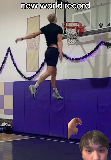 Someone about to hit a 51 inch vertical #dunk