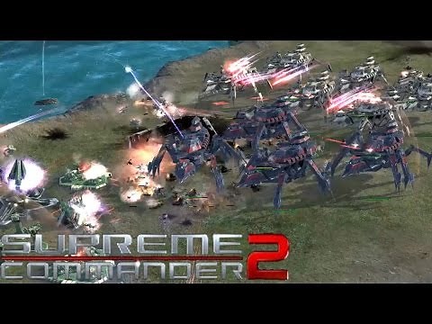 Supreme Commander 2 - Cybran Naval Supreme - 3v3 Multiplayer Gameplay