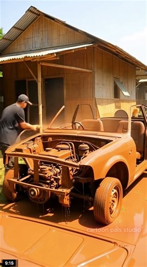 From Rust to Classic Beauty | Old Car Full Restoration