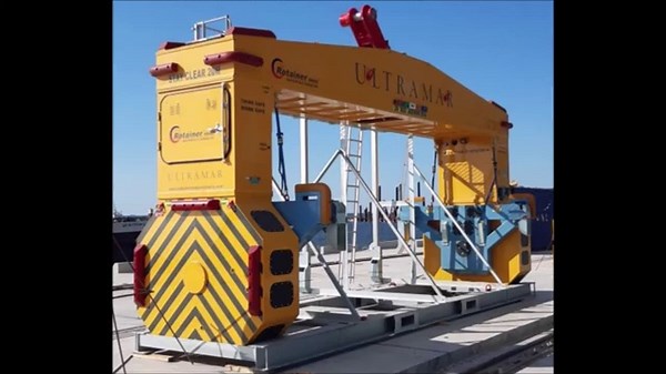 Containerised Bulk Handling Rotainer & E Crane