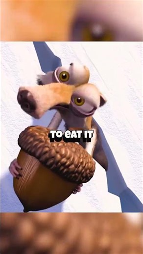 after two decades the iconic squirrel from ice age finally got to eat the acorn #