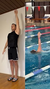 43K views · 717 reactions | Swimming lessons! Backstroke swimming! New video! How to learn the correct movements in backstroke swimming? First, "dry" swimming - we do exercises at the wall in three stages: imitation of arm and body movements first with one hand, then with two hands, then in front of the mirror with both hands. And of course, backstroke swimming in the pool, I recommend backstroke swimming with fins first. Swimming after 55. | Boris Chernov | Facebook