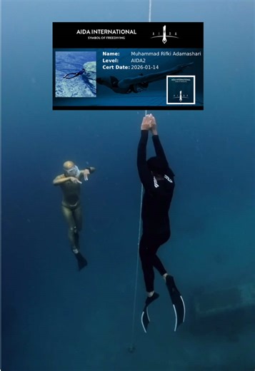 AIDA 2 Freediving Certification Course