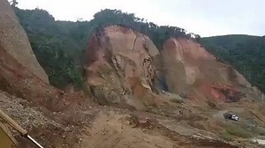 2.9K views · 49 reactions | operators run for their lifes as the high wall collapses behind them | Mining Geologist | Facebook