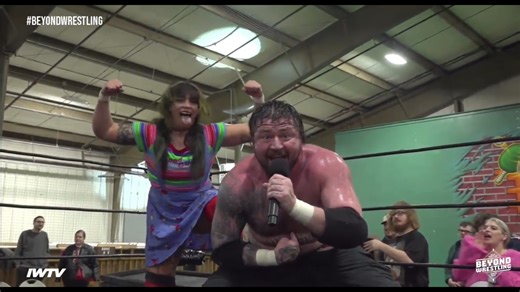sτaʟʟaʀd 🦋 on Instagram: "@beyondwrestling #BEYONDWRESTLING Bear Bronson, Slade, & Gabby Forza Match Highlights 🎥 @bearbronson_ @the_gnomie 🎶 @olnband - This is Halloween 🎶"
