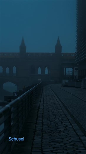 Tranquil Blue Fog Morning | 1 Minute Relaxing Video