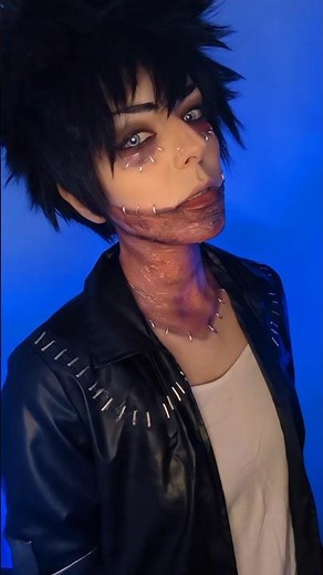 Dabi cosplay makeup ✨ #myheroacademia #dabi #cosplay #mha