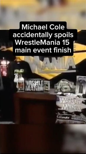 Throwback to when Michael Cole Spoiled the outcome of WrestleMania 15