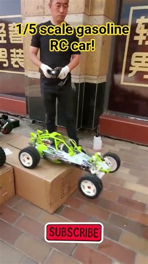 1/5 scale gasoline RC car! #racing #engine #rc #rccar #scalemodel #tk #fyp #man #us