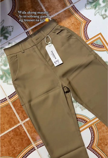 Sorry na kung nasa lapag! 😂 Bumili ako ulit kase maganda paden talaga trouser na to! 🫣 #trouser #trousers #trouserpants