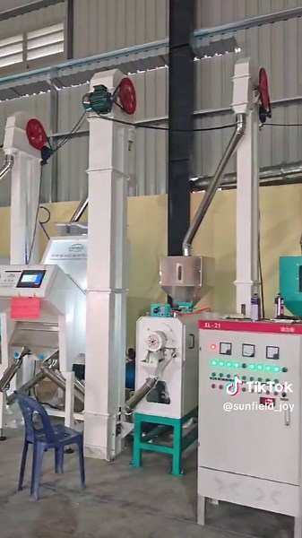 Complete Rice Milling Machine Set - 1T Per Hour