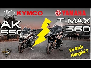 😱 TMAX 560 VS AK 550 EFSANE KAPIŞMA!! / BUNLAR SCOOTER OLAMAZ 😱
