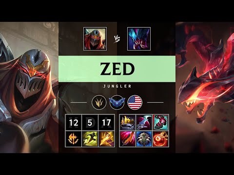 Zed Jungle vs Rek'Sai - NA Diamond Patch 25.20