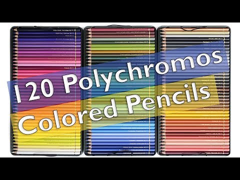 Complete List of 120 Faber-Castell Polychromos Colored Pencils: Unboxing and Color Order