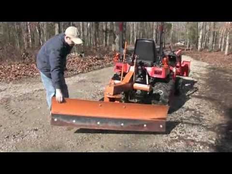 Using a Subcompact Tractor to Smooth a Gravel Driveway - Part 4
