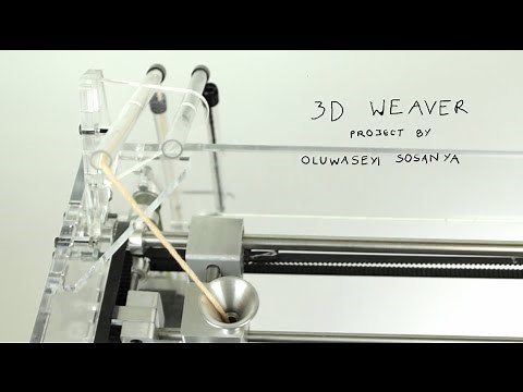 Oluwaseyi Sosanya's 3D weaving machine