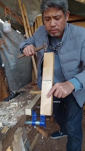 Woodworking Techniques: Hammer and Chisel in Action