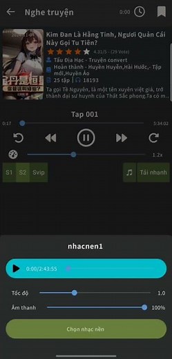 Audiobook app for listening to full audio stories - Thaudio