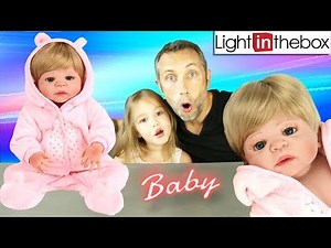 Un second bébé tout en silicone nous arrive de CHINE par La Poste ! Reborn - Lightinthebox