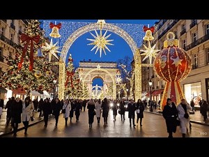 Paris Christmas Street Tour 2025 — Decorations, Markets & Lights Everywhere