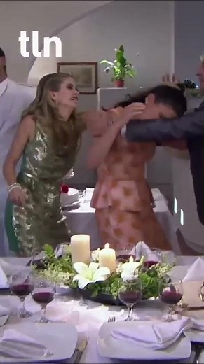 Welcome to the family! 🤬😡 #tlnovelas #untamedheart #slapping #telenovelafight #shorts