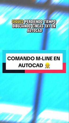 Ya no pierdas tiempo dibujando lineas una por una en 🅰️utoCAD, el comandó MLINE es la herramienta ideal para ti 😲 #autocad #autocad2d #autocad3d #autocad2023 #planos #autocadtips #arquitectura #ingenieria