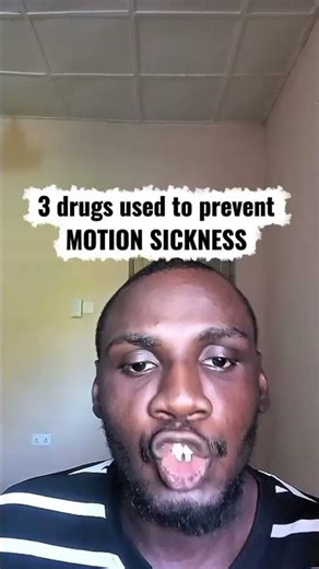 What are the medications you can use to prevent motion sickness?