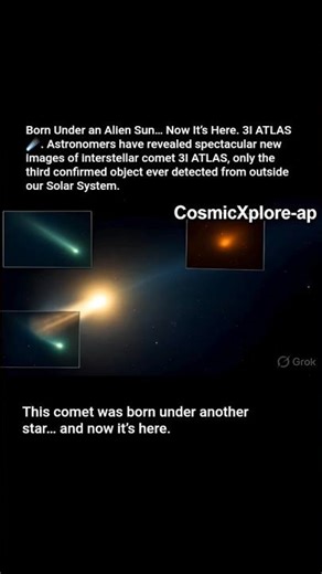 Born Under an Alien Sun… Now It’s Here. 3I ATLAS ☄️