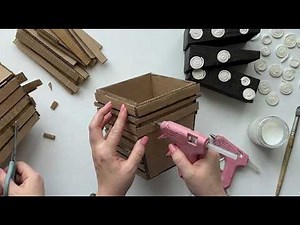 DIY Cardboard Box Makeover 📦🎨 From Ordinary to Extraordinary