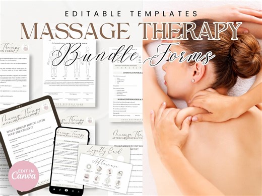 Professional Massage Consent Consultation Bundle Forms, Editable Massage Therapy Client Intake SOAP Notes Record Printable Customizable - Etsy