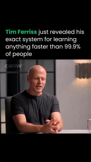 Aakash on Instagram: "Tim Ferriss breaks down how to learn anything fast using his DSSS method: Deconstruction, Selection, Sequencing, and Stakes. Instead of learning everything at once, he focuses on the vital 20%, puts skills in the right order, and creates incentives to stay accountable. That's how he reached Spanish fluency in weeks by mastering just 500 high-frequency words, or why he teaches swimming by building comfort underwater before adding breathing. But the real secret isn't the fram