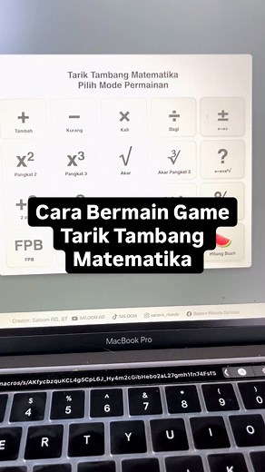 30K views · 191 reactions | Cara Bermain Game Tarik Tambang Matematika Yang Viral | Rangkuman Materi | Facebook