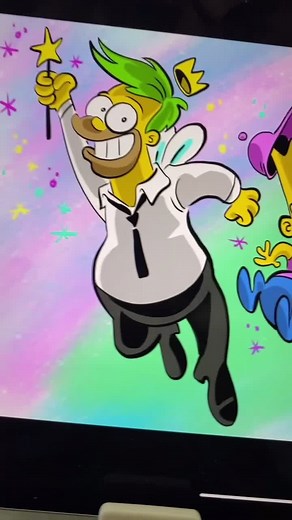 Reply to @jsmasher_09 “FAIRLY ODD SIMPSONS!” #fairlyoddparents #simpsons #crossover #butchhartman #nickelodeon #dannyphantom #cartoon