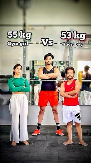 Gym Girl Vs Short Boy 👊🏻