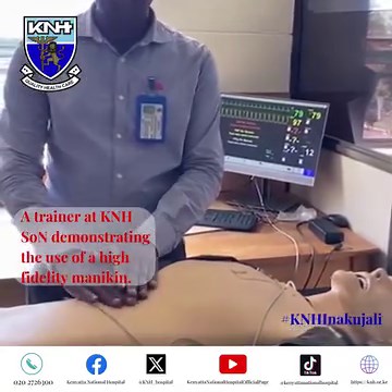 The KNH School of Nursing skills lab is a one of a kind simulation lab equipped with high fidelity manikins that closely resemble human anatomy. They are used to train professionals in various clinical events eg trauma, basic life support & cardiovascular support. #KNHInakujali | Kenyatta National Hospital