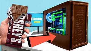 FrenchieFries: i built a chocolate gaming pc! diy candy computer build