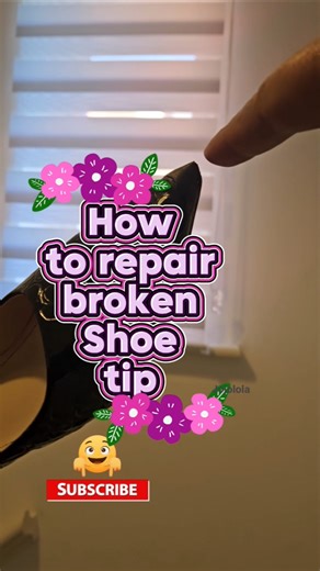How to Repair Broken Shoe Tip. DIY Quickest way. #diy #repairable #shorts