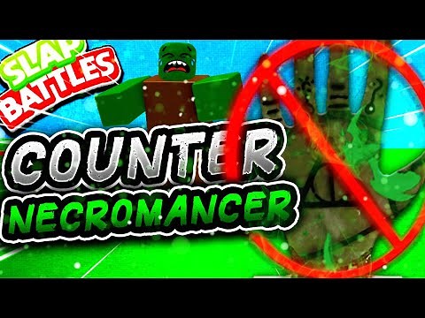 HOW to COUNTER the NECROMANCER Glove🧟‍♂️🎃- Slap Battles Roblox
