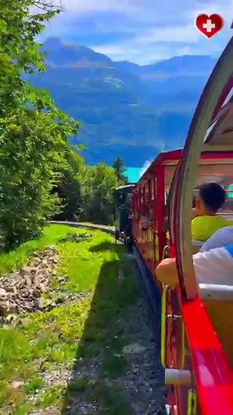 Switzerland 🇨🇭 Brienz Rothorn Railway: The world's most scenic train