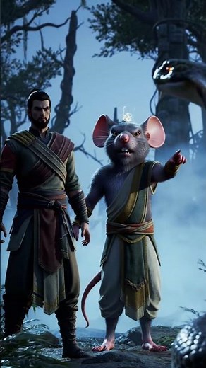 HUMAN MOUSE , TWO HUMAN AND SNAKE REAL STORY #ai #mouse #human #snake #artificialintelligence