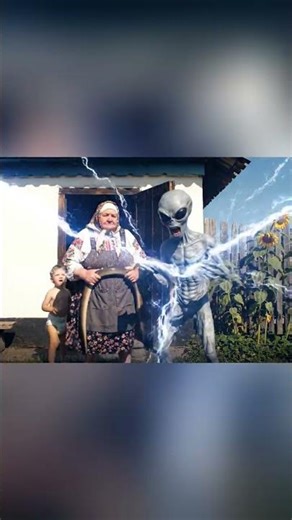 That alien just got a shocking surprise 😂