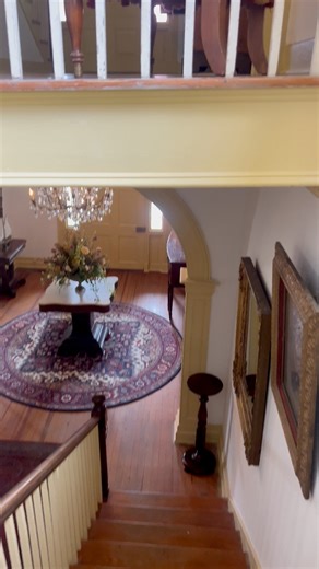 I never tire of walking down the staircase at the Benjamin Berry house in Hertford, North Carolina. | Old House Life - Michelle Bowers