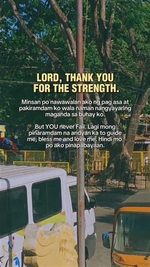 Thank you for the Strength 🙏