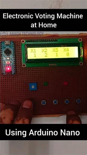 DIY EVM Machine #evm #arduino #arduinonano #diy #viralshorts #shorts